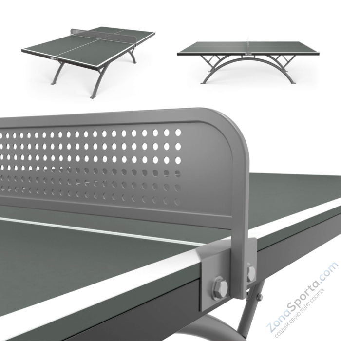 Антивандальный теннисный стол Unix Line 14 mm SMC (Grey/Grey)