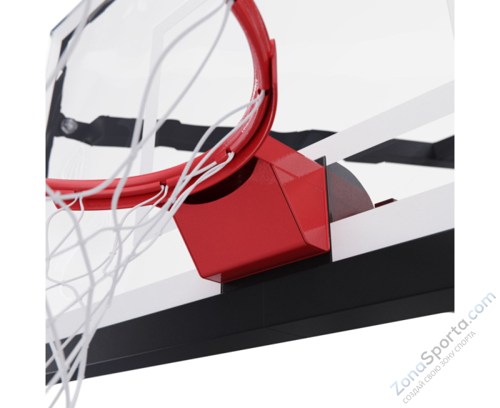 Баскетбольный щит DFC со съёмным регулятором высоты, стекло 12 мм, 180 х 105 см