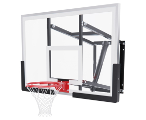 Баскетбольный щит DFC со съёмным регулятором высоты, стекло 6 мм, 120 х 80 см