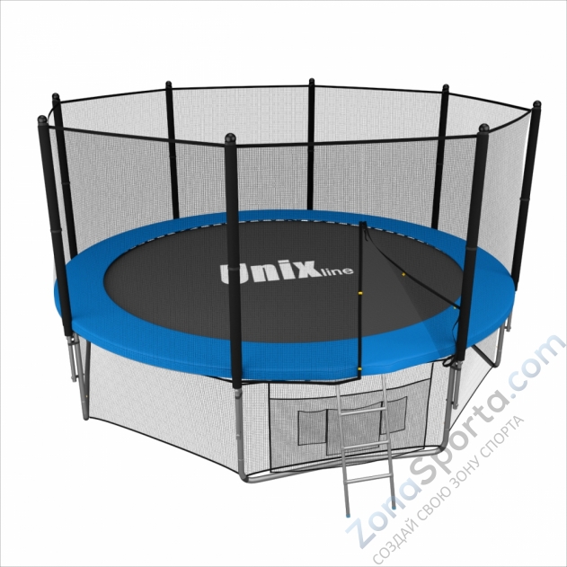Батут Unix line 14 ft outside (Blue)