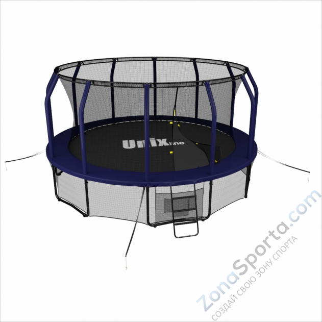 Батут Unix line 14 ft Supreme (Blue)