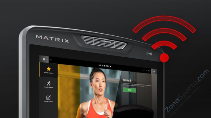 Беговая дорожка Matrix Performance с консолью Touch XL Base