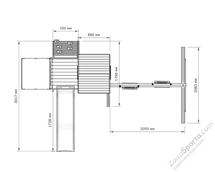 Детская игровая площадка IgraGrad М3