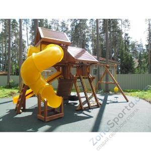 Детская игровая площадка Rainbow Play Systems Саншайн Кастл V Делюкс ДК (Sunshine Castle V WR Deluxe)