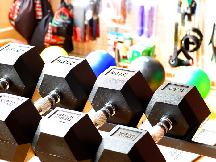 Гантель 45 кг гексагональная Original FitTools FFT-HEX-45