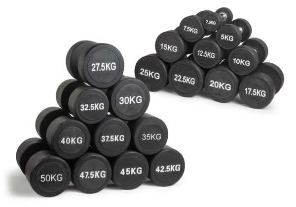 Гантель неразборная круглая 35 кг. VictoryFit VF-R350