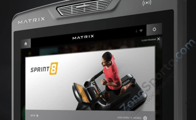 Горизонтальный велоэргометр Matrix Endurance с консолью Touch