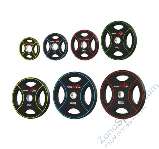 Олимпийский полиуретановый диск Pangolin WP012PU 25 кг