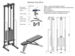 Реабилитационный тренажер DEXsport Sanitas Max