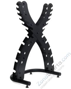 Стойка для гантелей Х-образная на 10 пар VictoryFit VF-T300