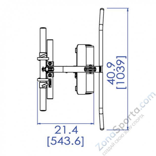 Стойка Powertec Workbench Lat WB-LTA13