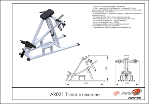 Т-тяга в наклоне ARMS AR021