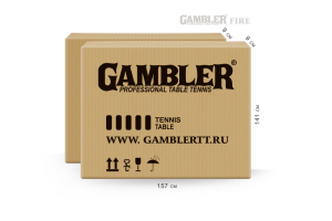 Теннисный стол Gambler Fire blue