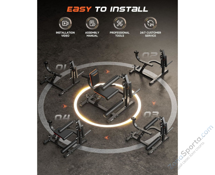 Тренажер для сгибания-разгибания ног DFC D030