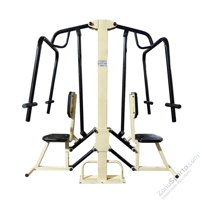 Уличный тренажер жим от груди двойной DEXsport