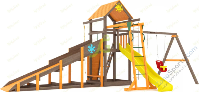 Всесезонная площадка IgraGrad С Gride с рукоходом SF2